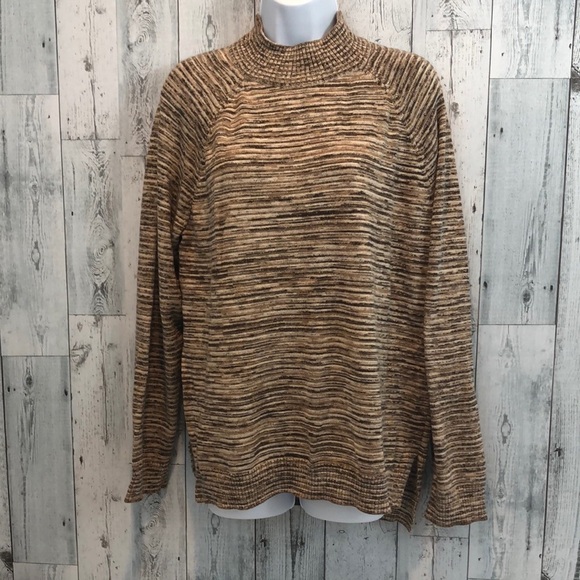 Eight Eight Eight Mock Turtleneck Pullover Sweater Large - Picture 1 of 9
